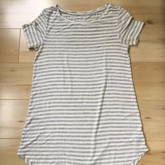 Aerie striped soft tunic t-shirt - Picture 2 of 4